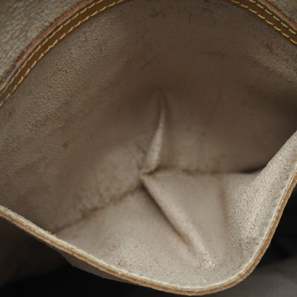 LOUIS VUITTON Monogram Bucket GM M42236 Handbag in Brown Coated Canvas for Women